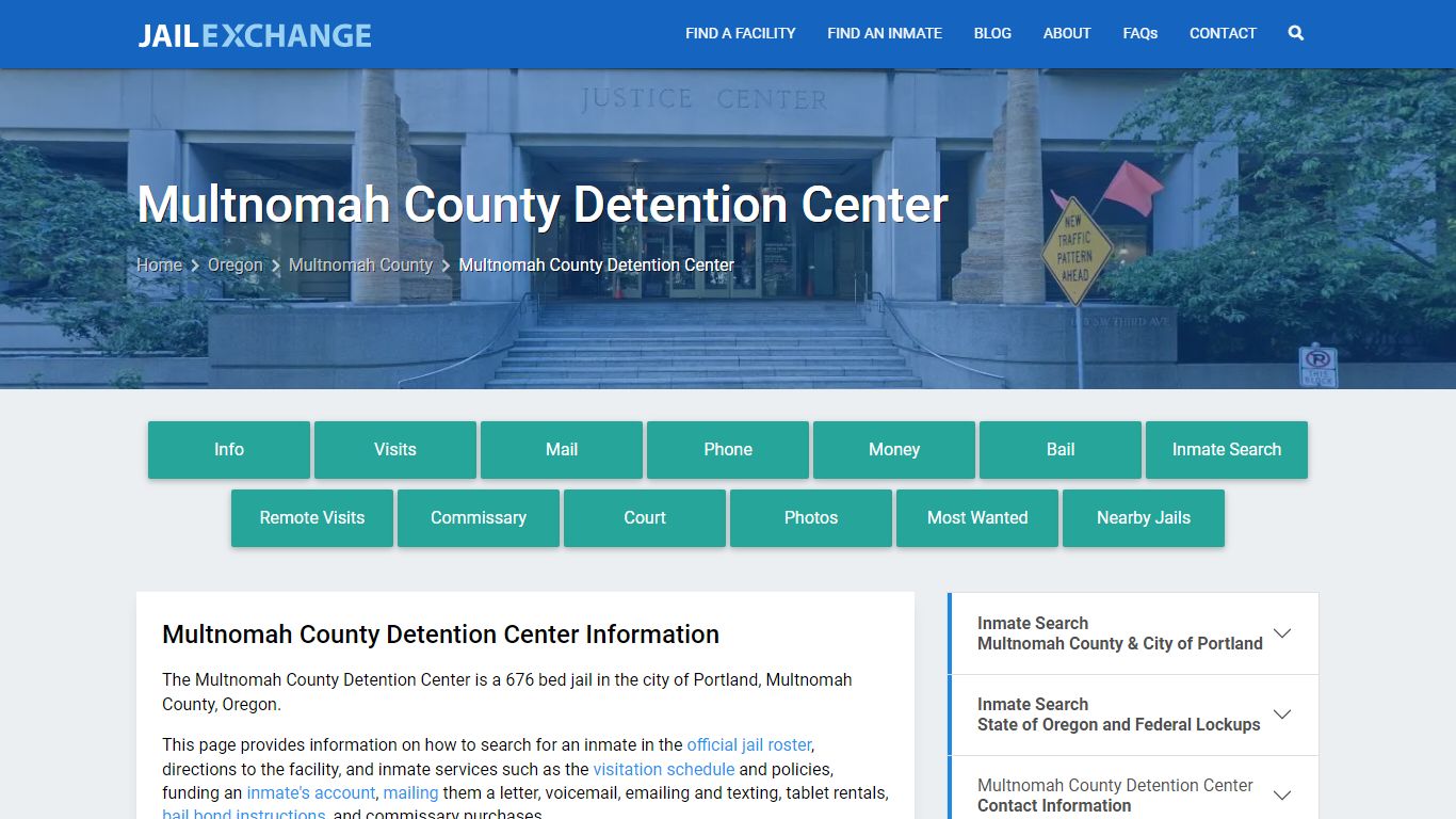 Multnomah County Detention Center - Jail Exchange